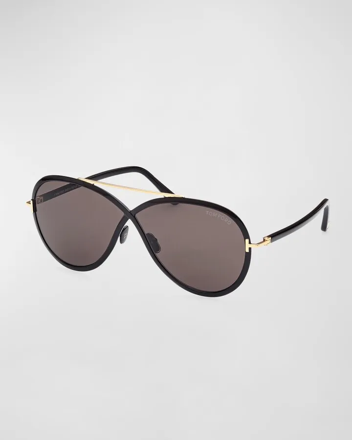 Rickie Twist Acetate Aviator Sunglasses