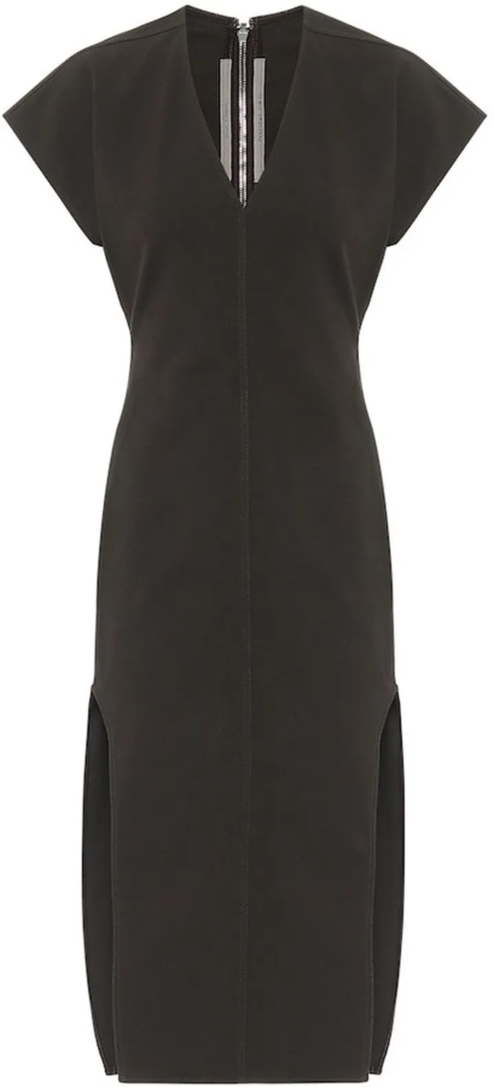 Cotton-blend jersey minidress