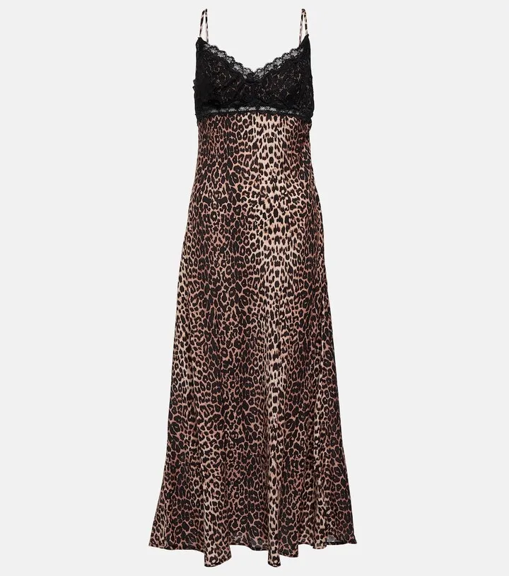 Attiya printed slip dress
