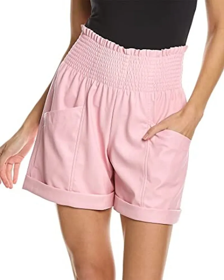 Trina Turk Women's Faux Leather Shorts