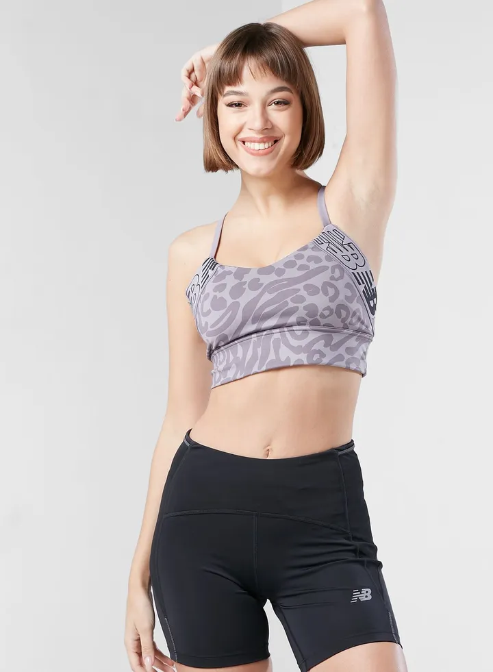 Relentless Printed Crop Bra