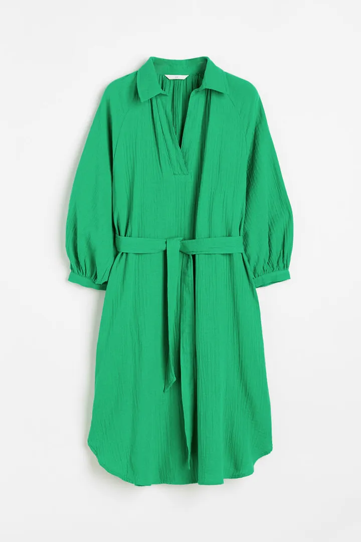 Tie-belt Dress