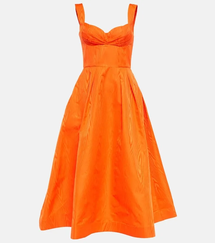 Carmelita A-line midi dress