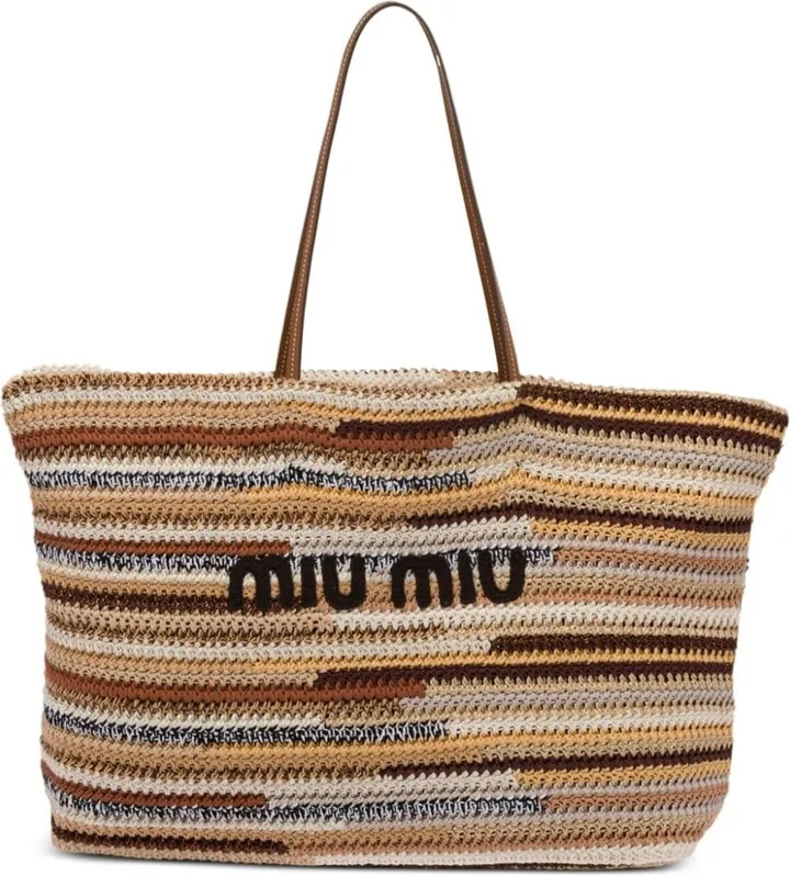 Crochet tote bag