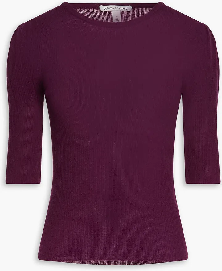Ribbed cashmere sweater