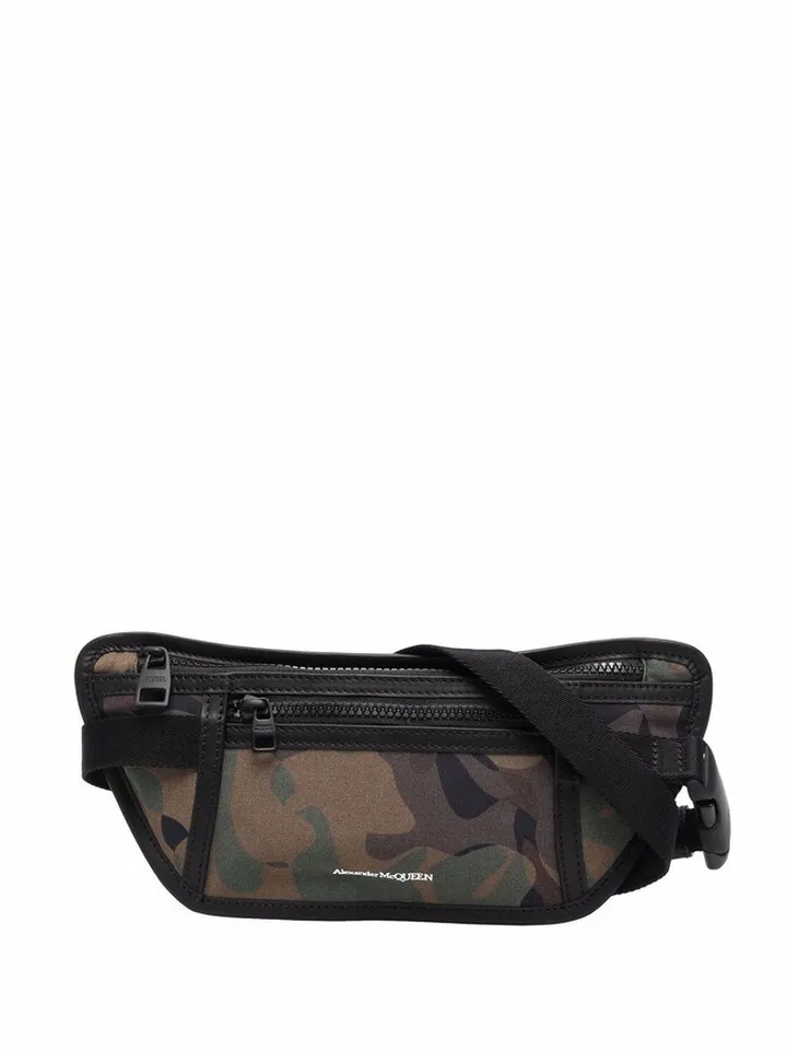 ALEXANDER MCQUEEN- Bumbag 28 Camouflage Belt Bag
