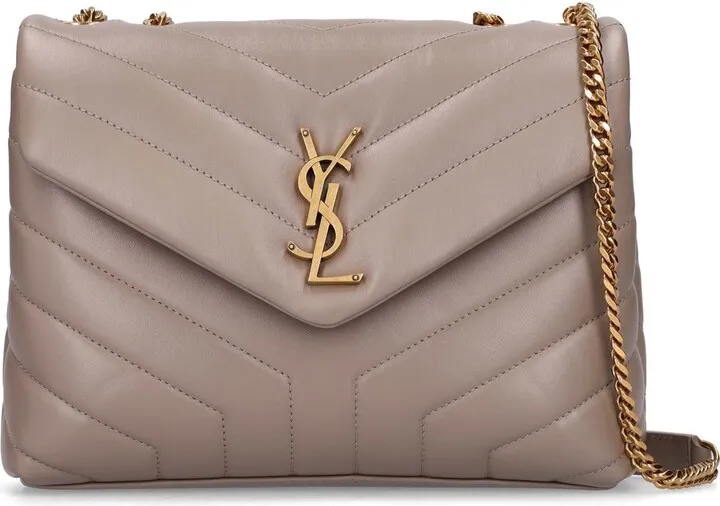 Small Loulou puffer leather bag