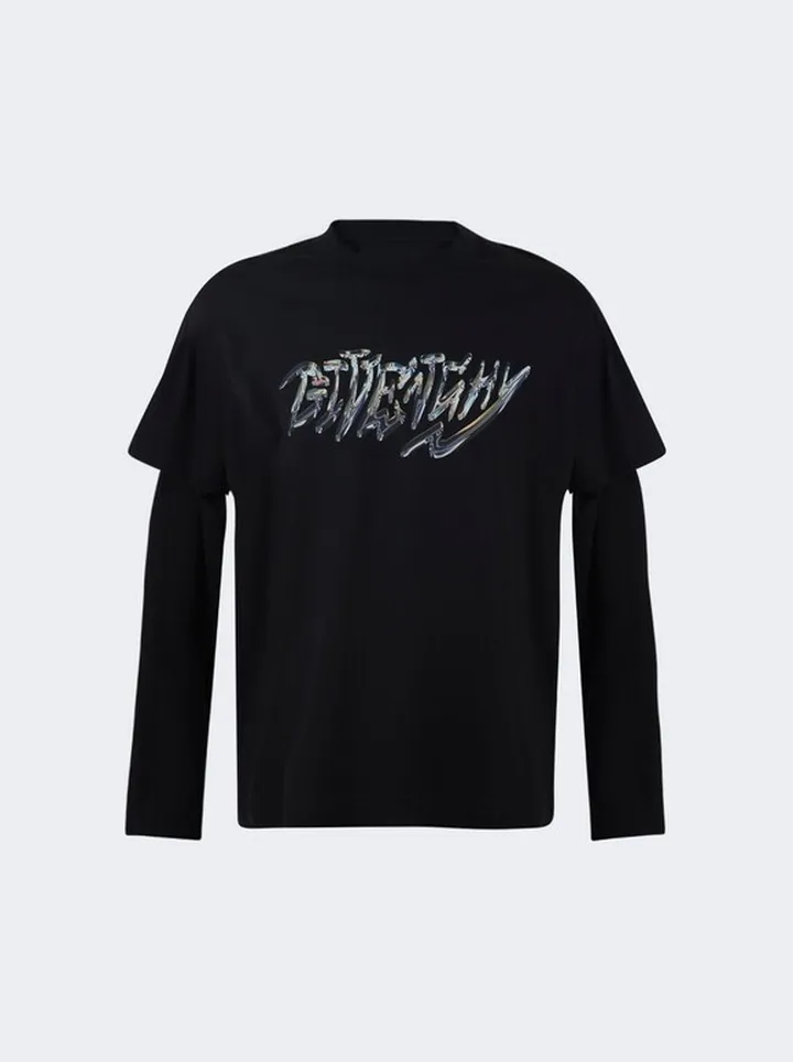 Double Layer T-Shirt Black