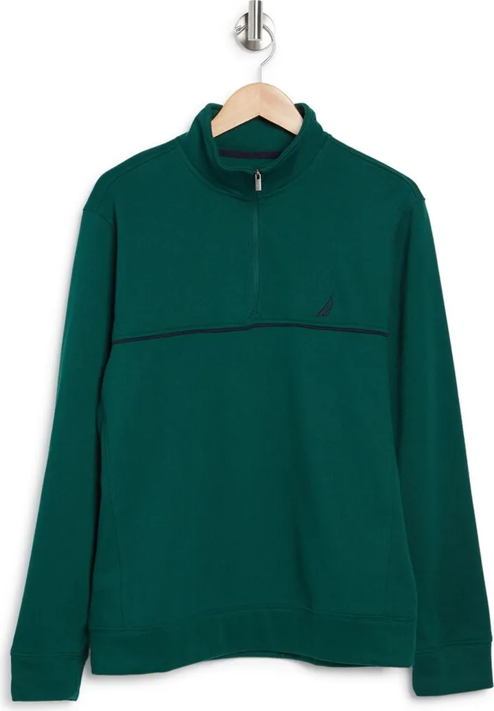 Men's Cotton Blend Half Zip Pullover