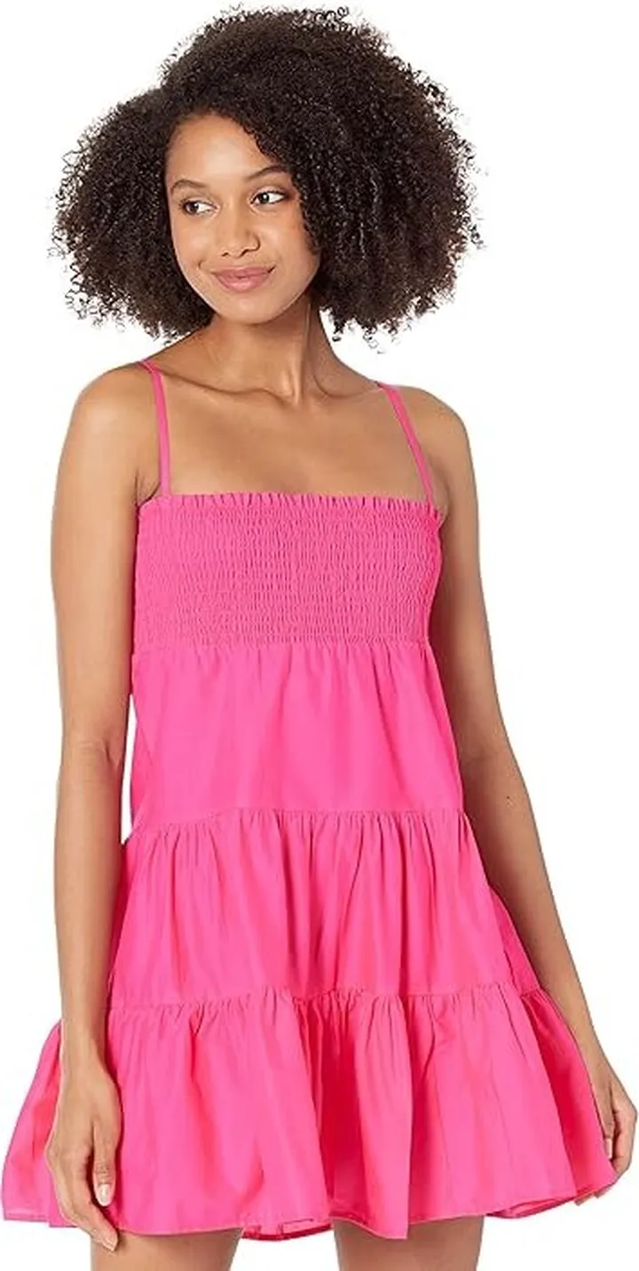 Steve Madden Dream About Me Dress (Pink Glo) Women's Dress