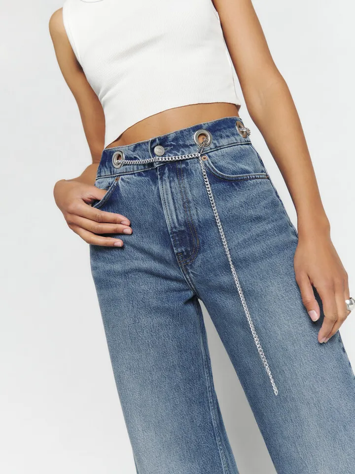 Cary High Rise Slouchy Wide Leg Jeans