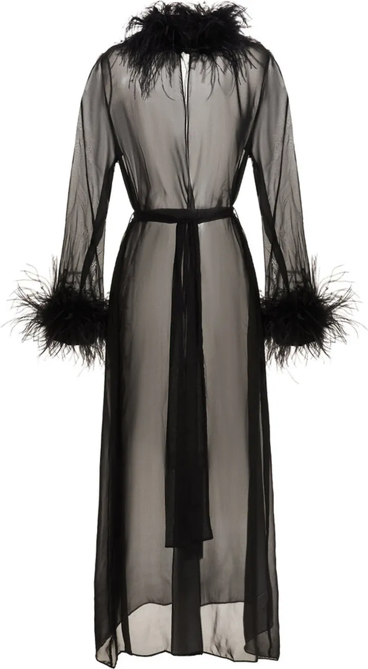 Silk Feather Robe