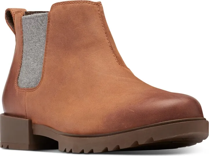 Sorel Women's Emelie Ii Lug Sole Chelsea Booties Women's Shoes