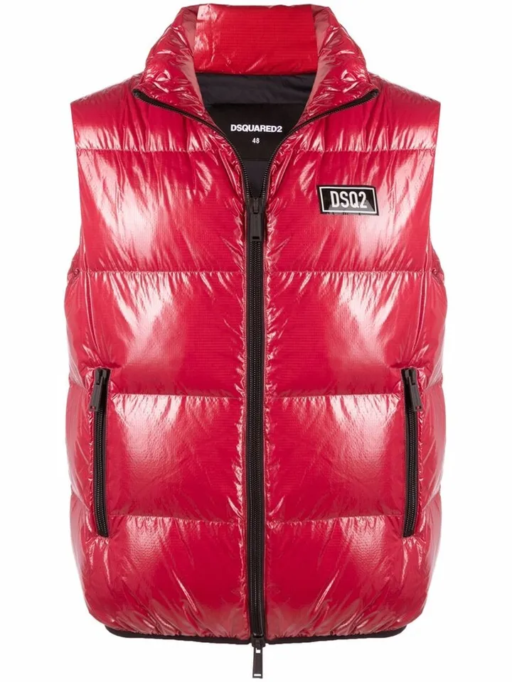 High-Shine Padded Gilet
