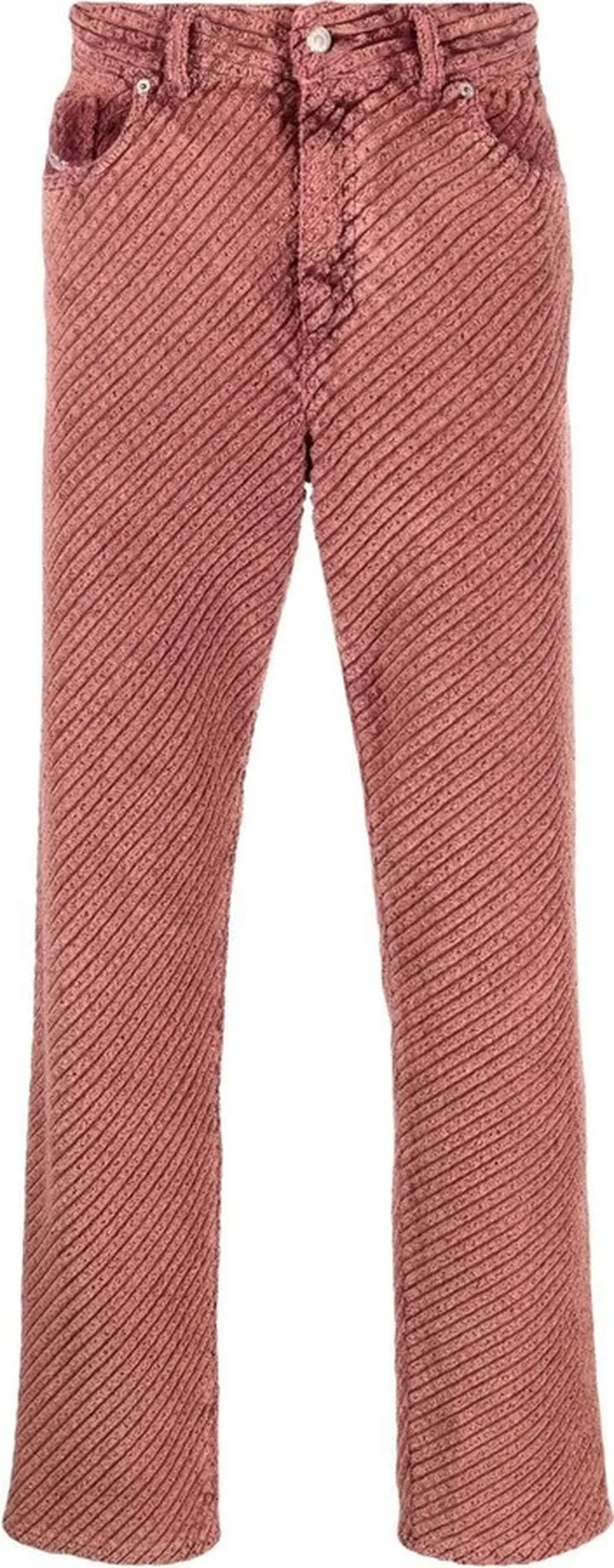 Corduroy Straight-Leg Trousers