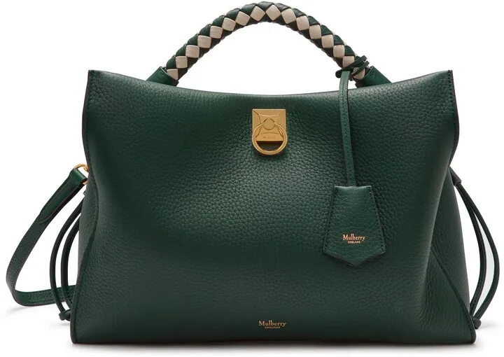 Iris Leather Top Handle Bag