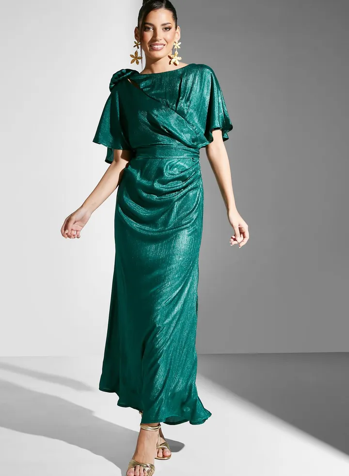 Floral Detail Mermaid Cut Gown