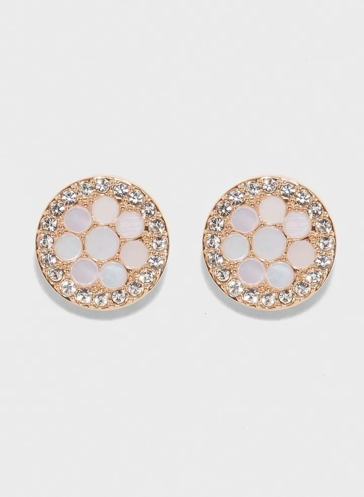 Vintage Glitz Stud Earrings