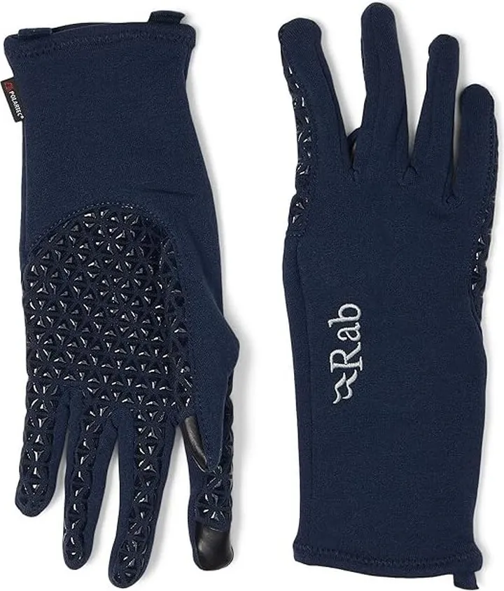 Rab Power Stretch Contact Grip Gloves (Deep Ink) Ski Gloves