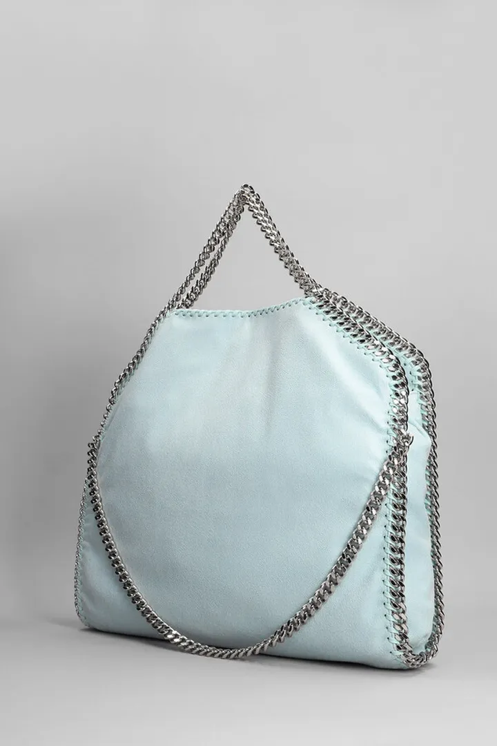 Tote In Cyan Polyester