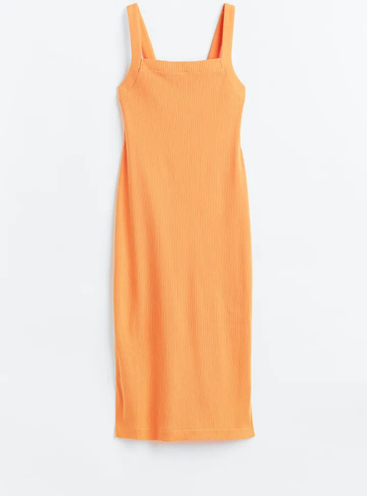 Rib-knit Dress