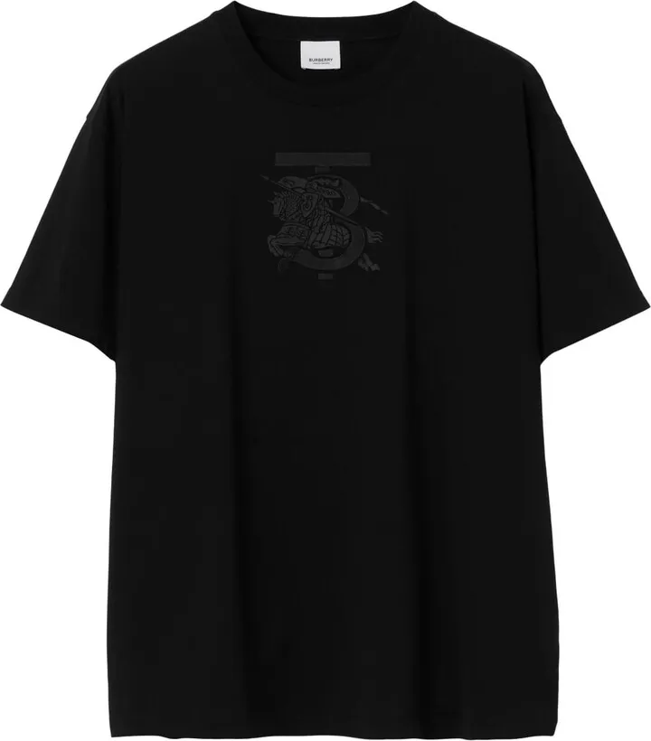 embroidered monogram EKD T-shirt