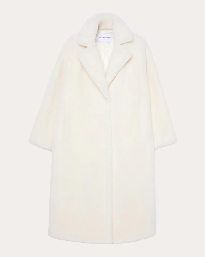 Maria Faux-Shearling Coat