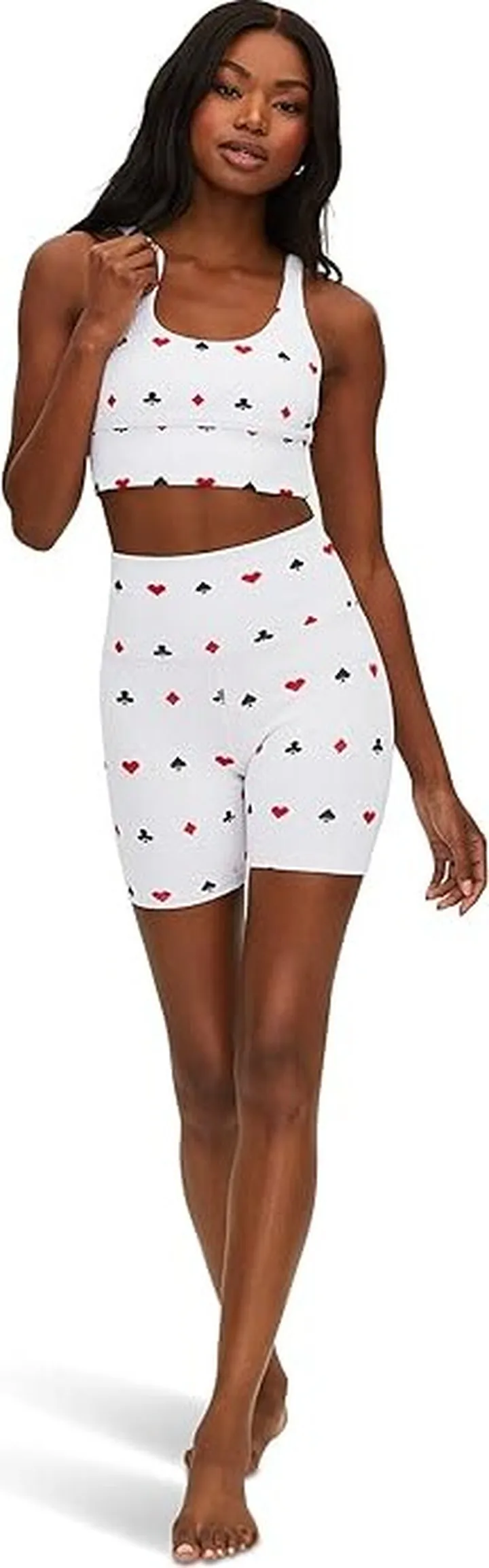 Beach Riot Bike Shorts (Queen Of Hearts) Women's Shorts
