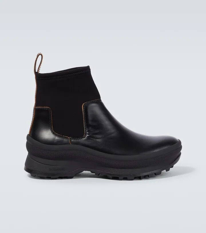 Leather Chelsea boots