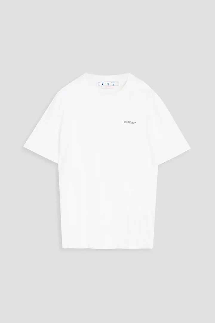 Printed cotton-jersey T-shirt
