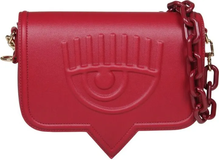 Chiara Ferragni Eyelike Chain-Linked Shoulder Bag