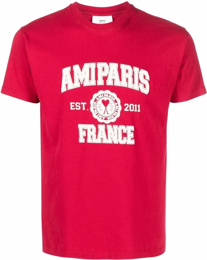 logo-print organic-cotton T-shirt