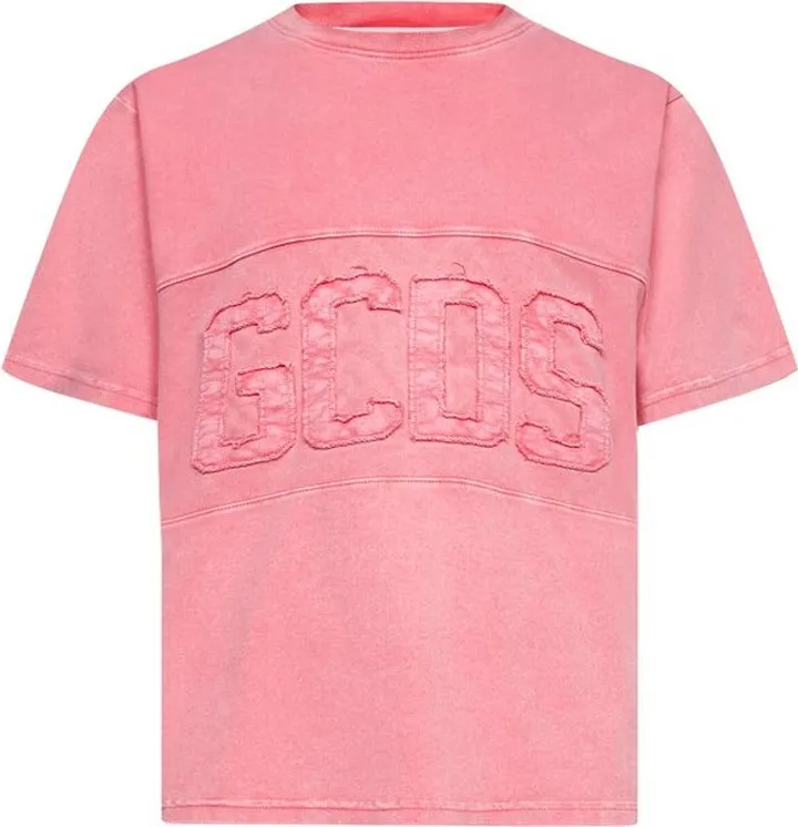 GCDS Logo Detailed Crewneck T-Shirt