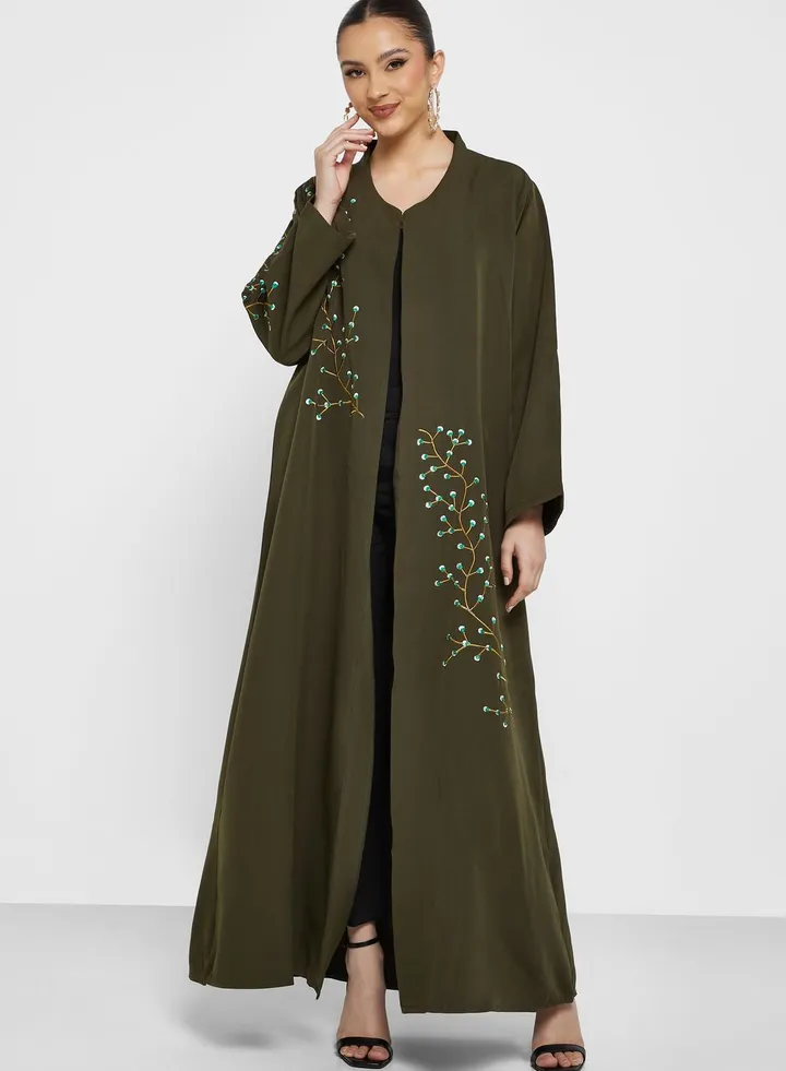 Embroidery Detail Abaya