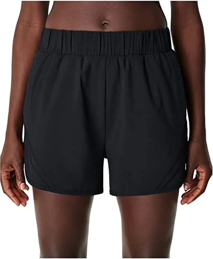 Sweaty Betty Track and Field 3.5 Running Shorts (Black) Women's Clothing