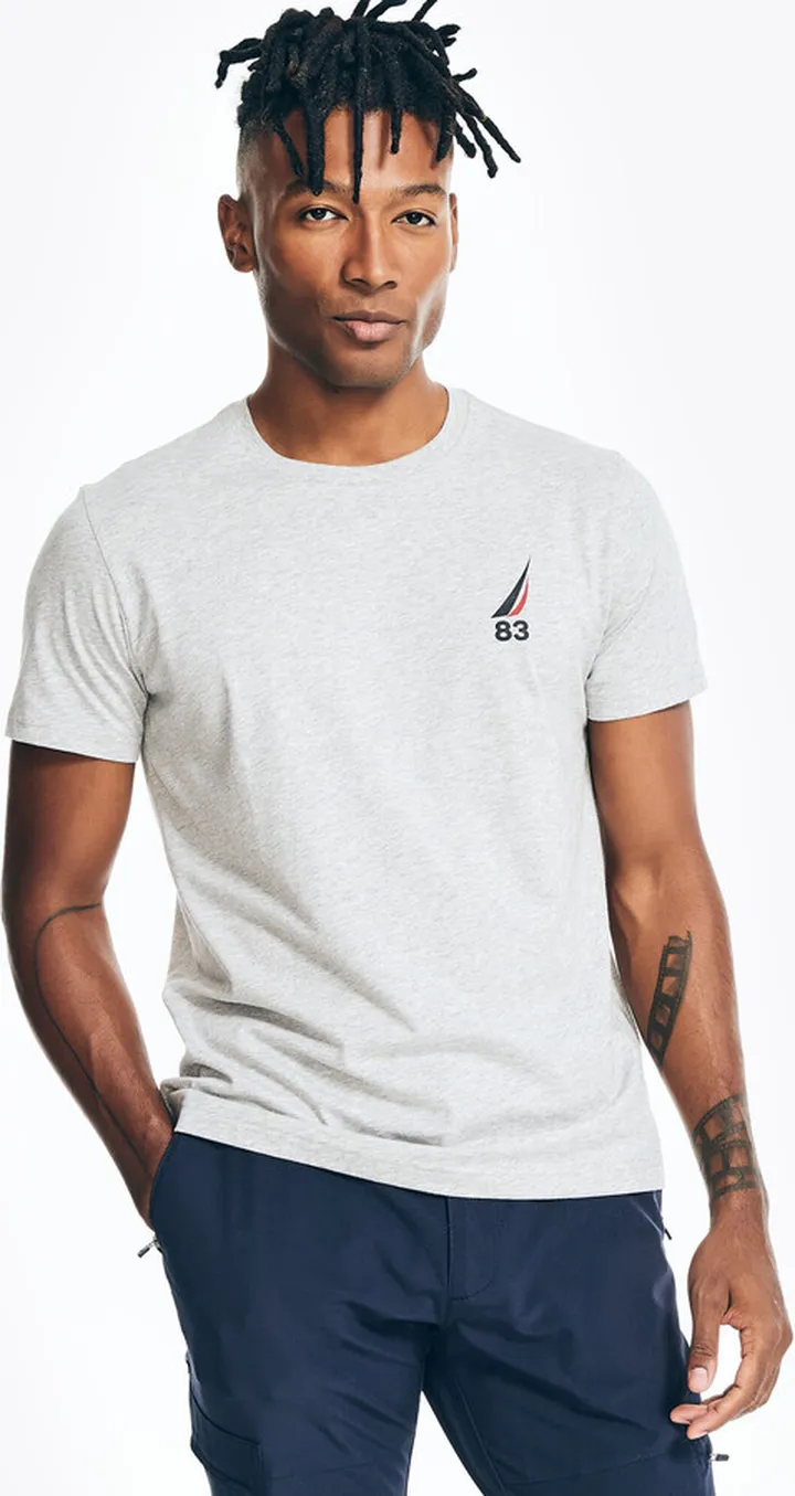 Sustainably Crafted N-83 Graphic T-Shirt