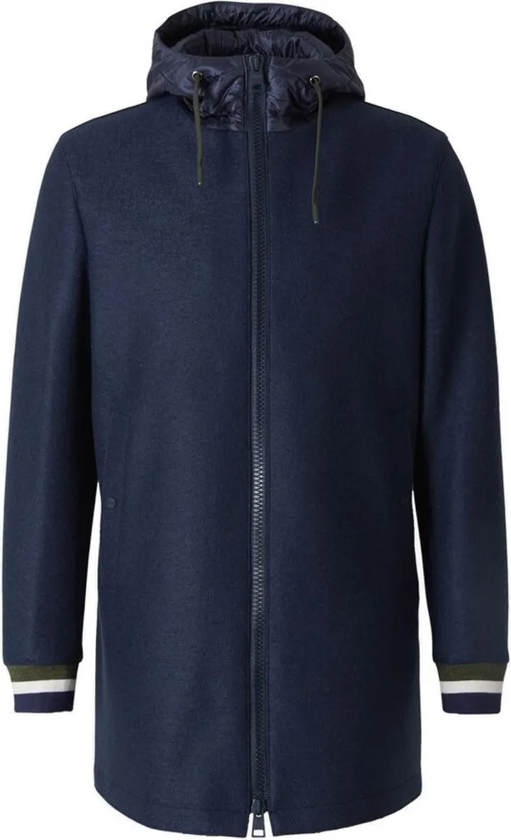 Herno Hooded Zip-Up Coat
