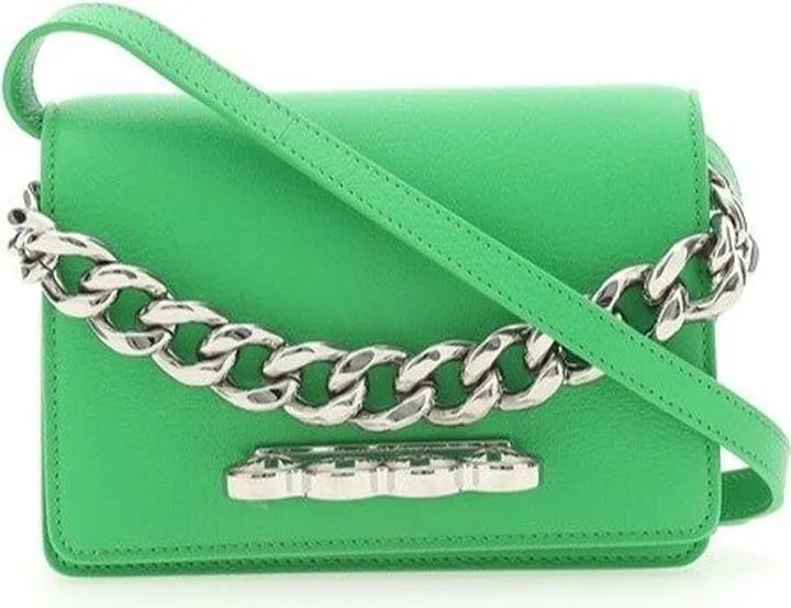 Alexander McQueen Four Ring Mini Crossbody Bag