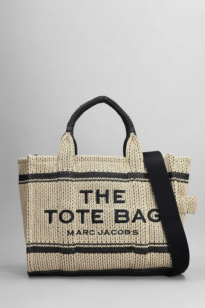 The Medium Tote Tote In Beige Polyethylene