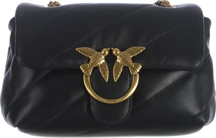 Bag Pinko mini Love Puff Maxi Quilt In Nappa Leather
