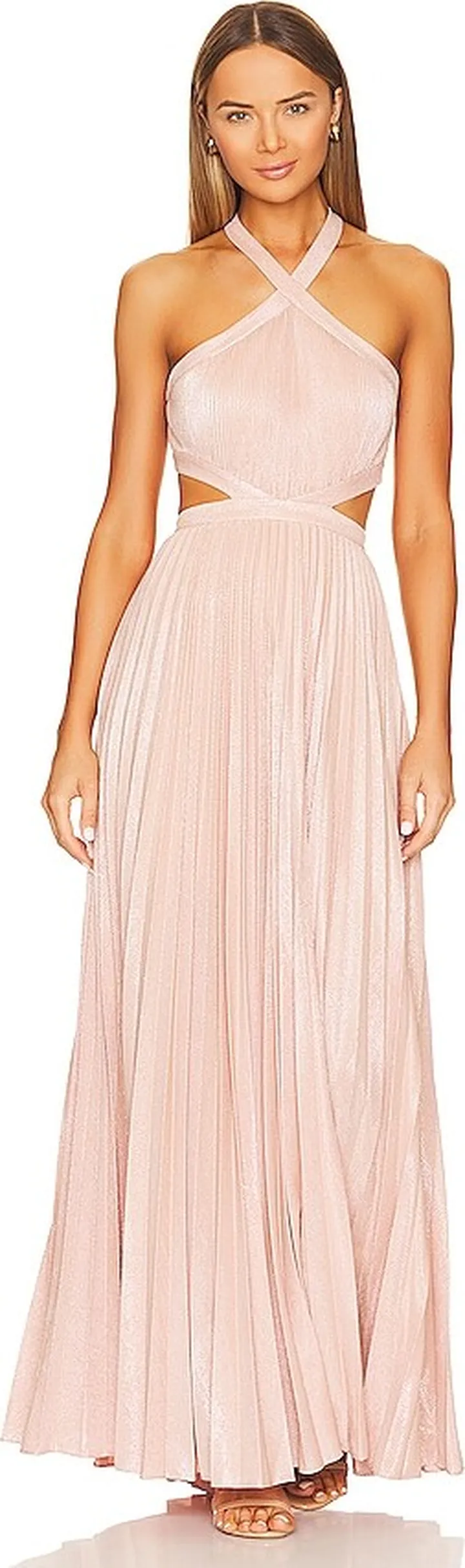Metallic Evening Gown