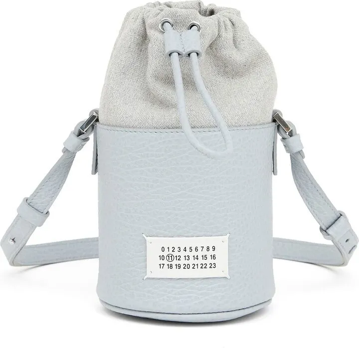 Logo-Patch Leather Shoulder Bag