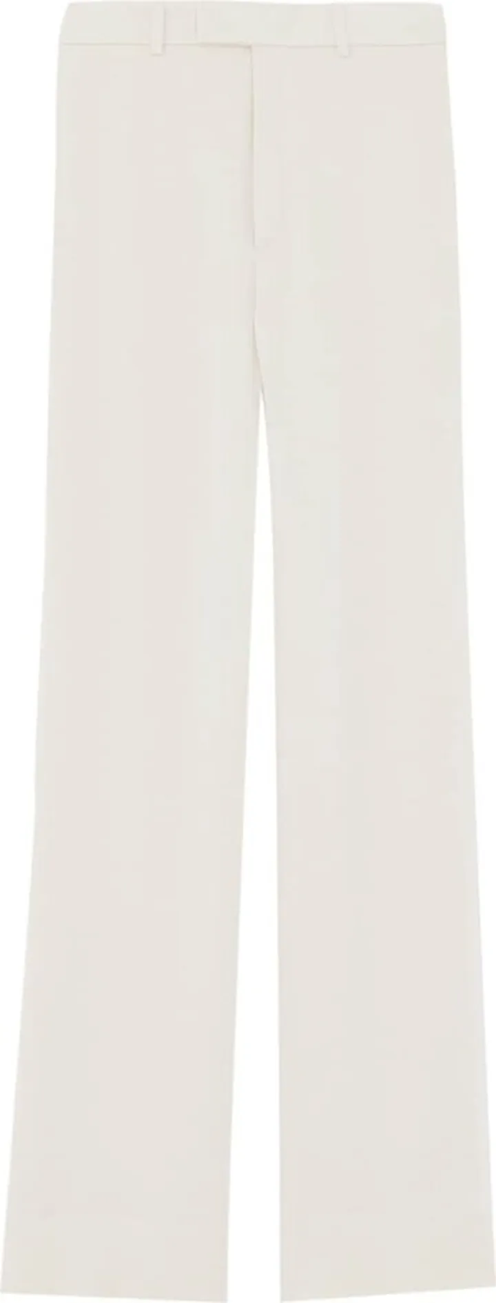 High-Waisted Straight Leg Trousers