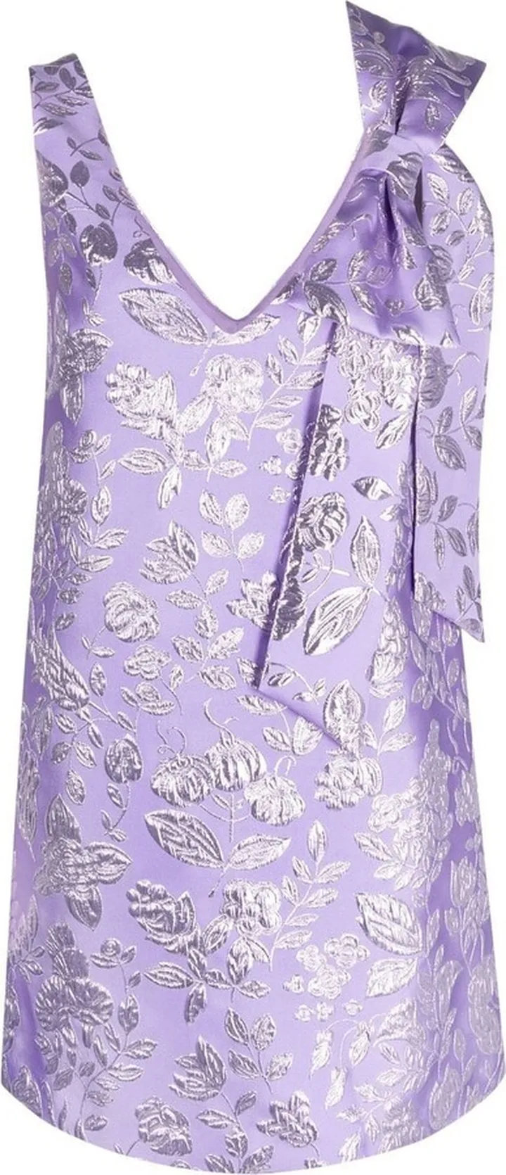 Bow-Detail Mini Dress