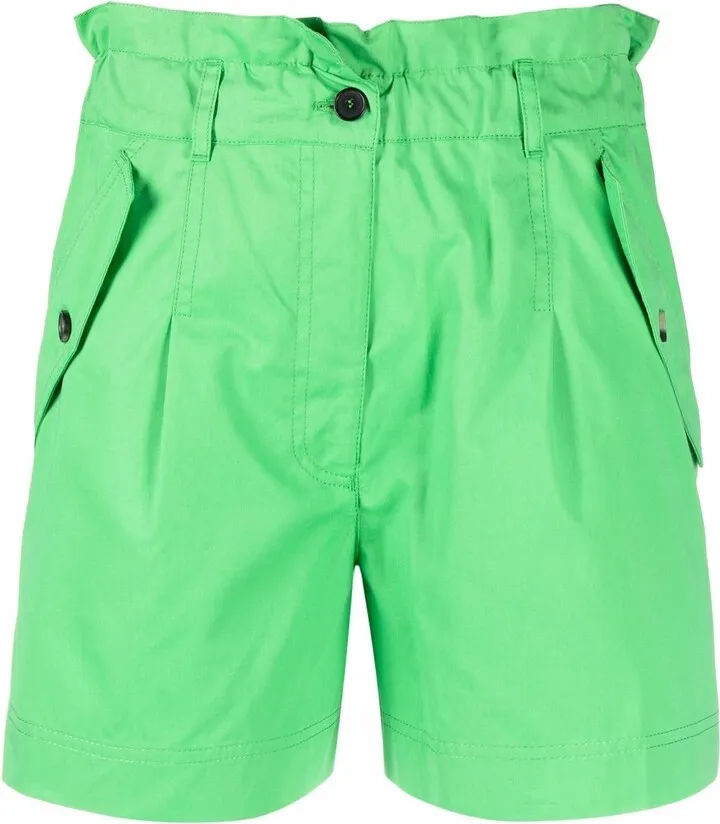 High-Waisted Cargo Shorts