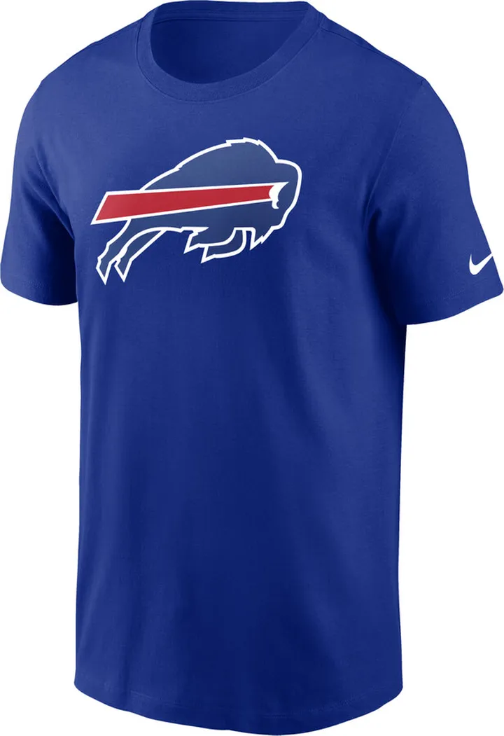 Nike Women's Logo Essential (NFL Buffalo Bills) T-Shirt in Blue