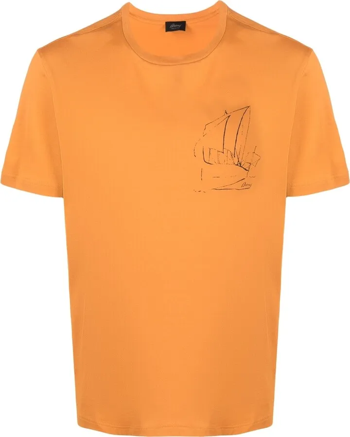 graphic-print cotton T-shirt