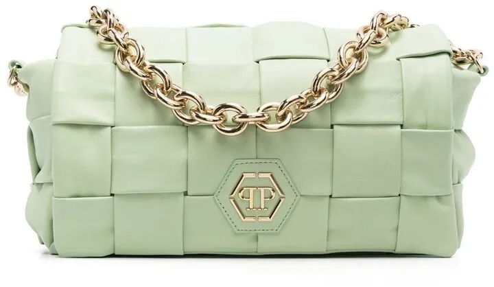 Interwined-Design Shoulder Bag
