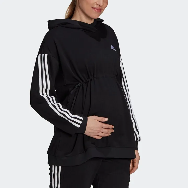 Women's adidas Essentials Cotton 3-Stripes Hoodie (Maternity)