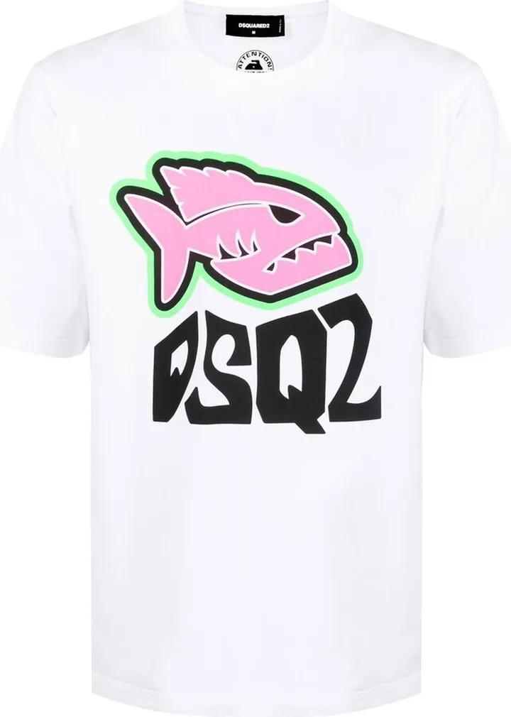 logo-print cotton T-shirt